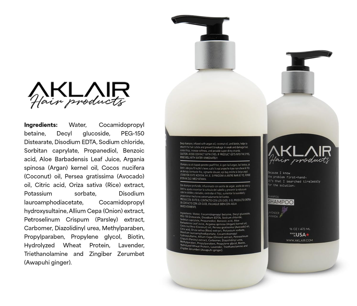 AKLAIR Biotin Shampoo